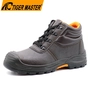 China TM8003 Öl-und säure beständige Anti-Rutsch-Stahl zehen punktion sichere Arbeits stiefel aus braunem Leder Hersteller