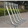 Chine Support de stockage de vélos semi-vertical de haute qualité Support de stationnement pour vélos en plein air fabricant