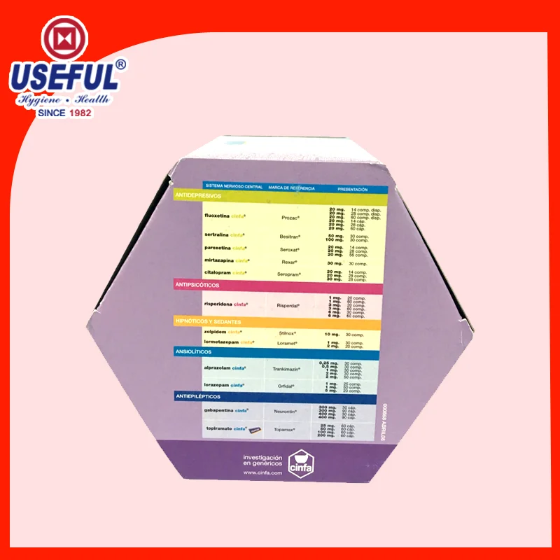 Hexagonal Box Tissue para Premium