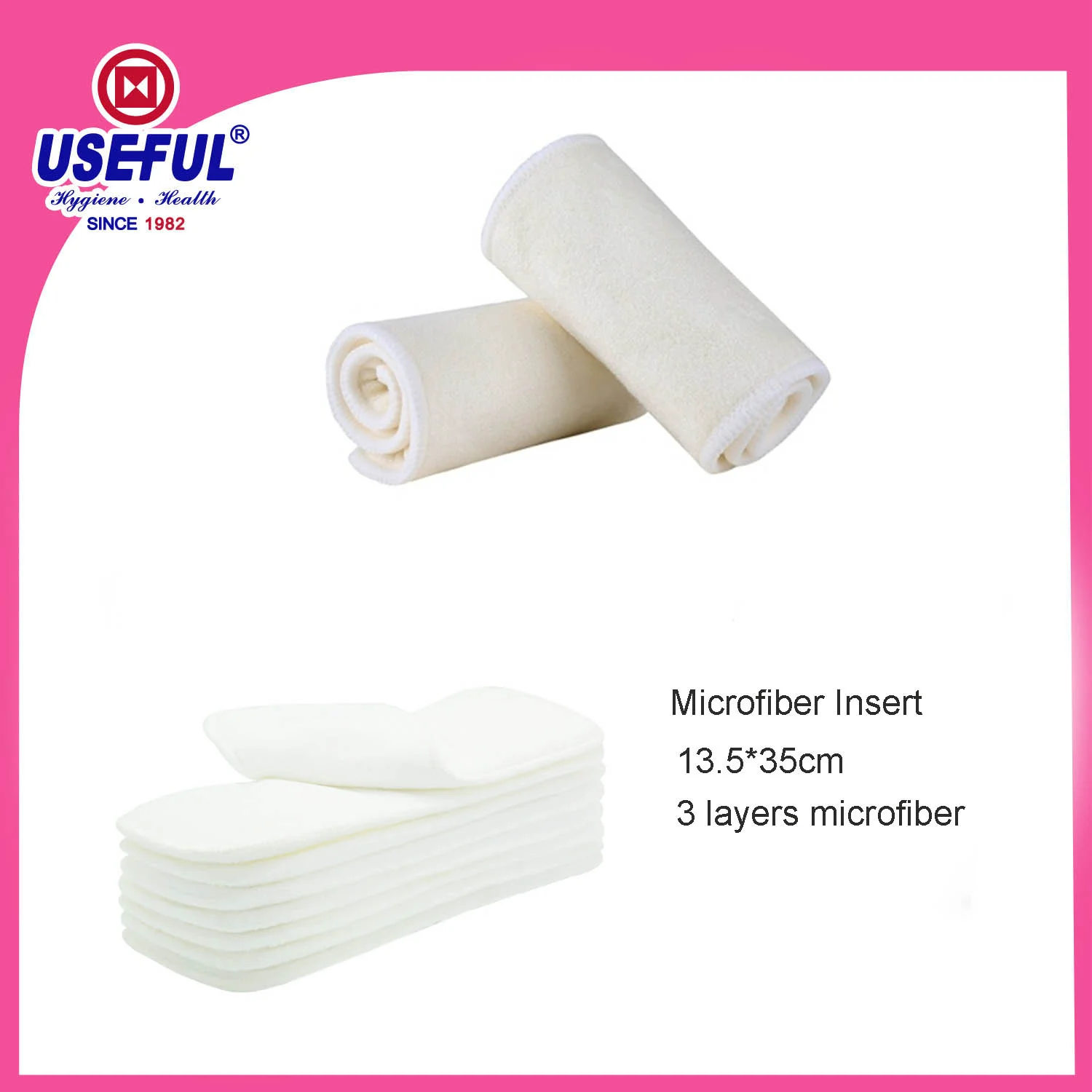 porcelana Microfiber Diaper Insert fabricante