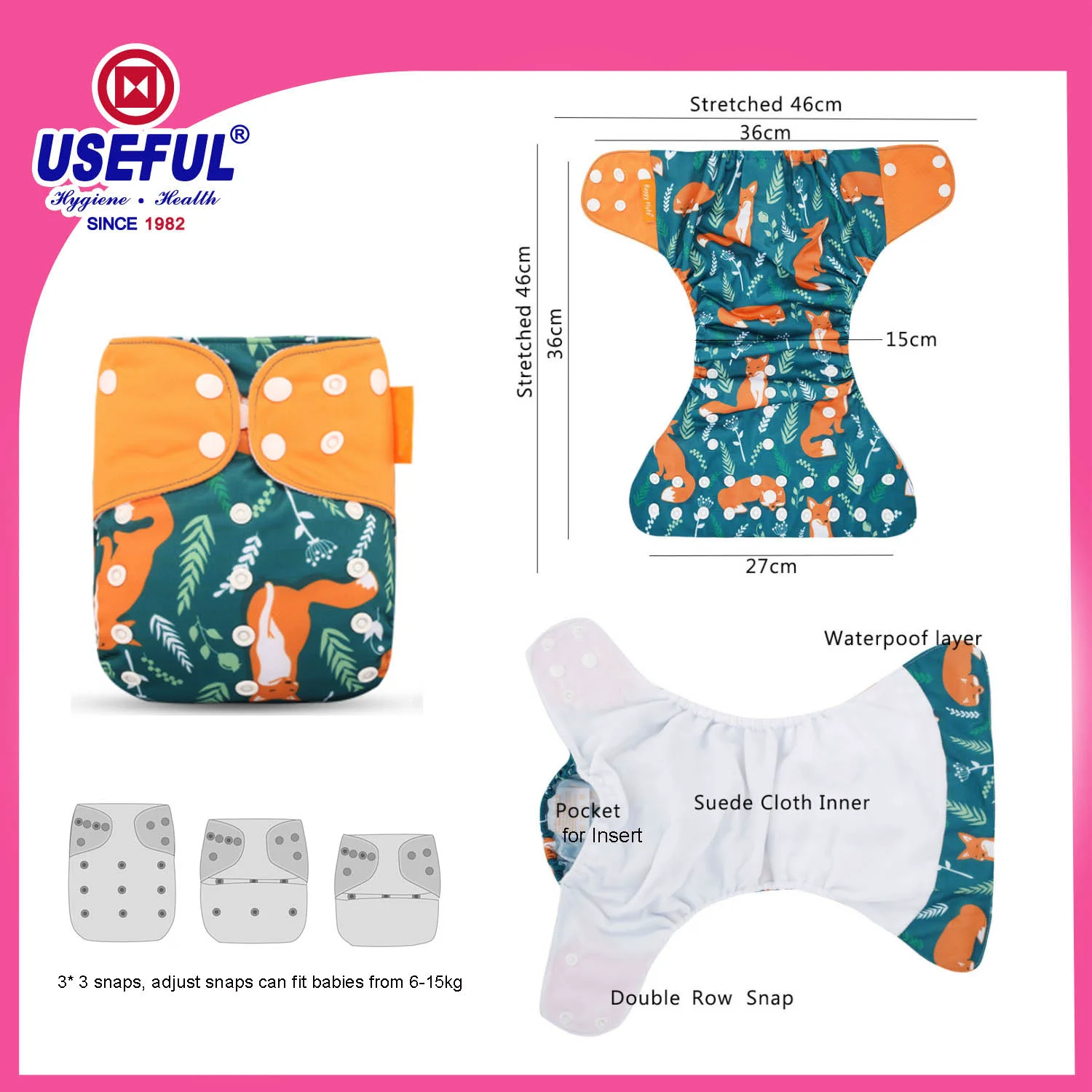 porcelana Reusable Diaper Cover fabricante