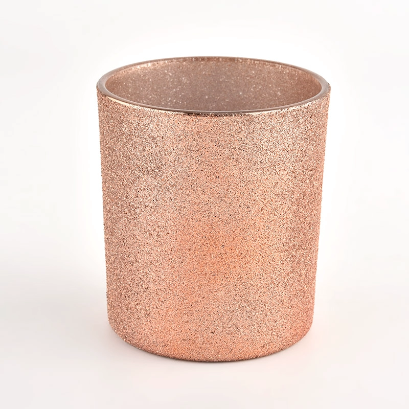 Wholesale frost orange votive glass candle container Wholesale frost orange votive glass candle container