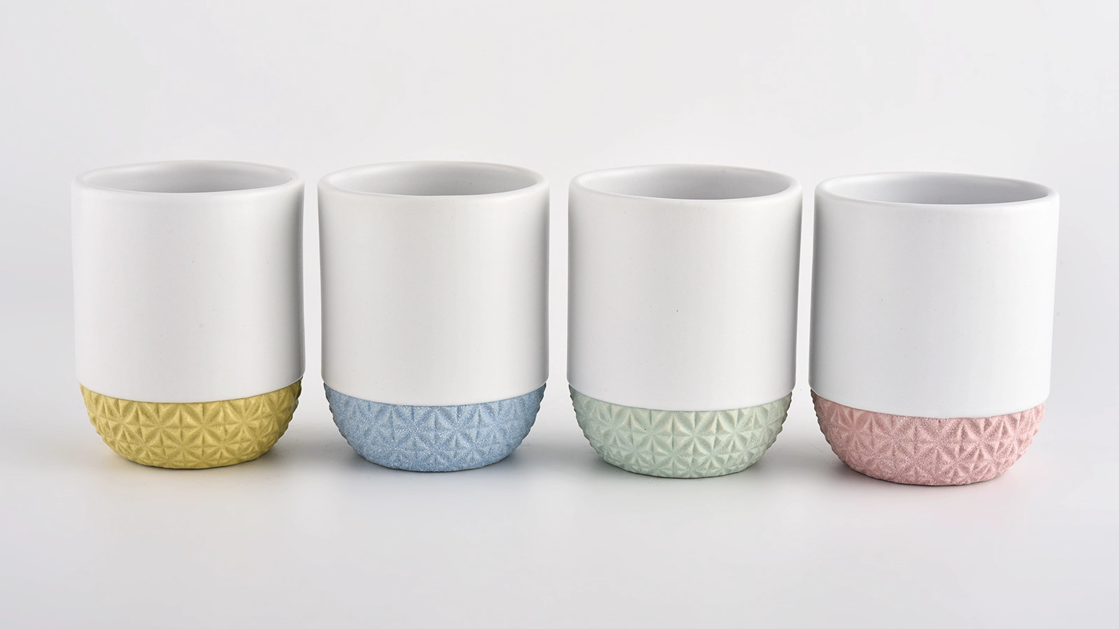 Custom ceramic candle unique candle vessels for home decor