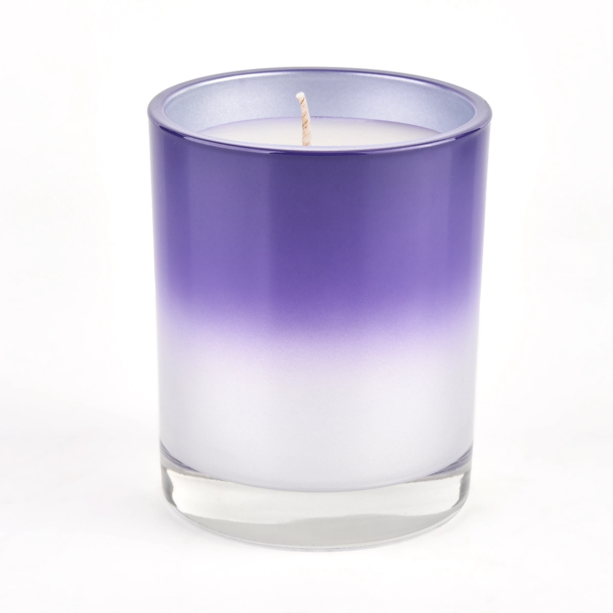 Gradurated color decoration 10oz glass candle vessels
