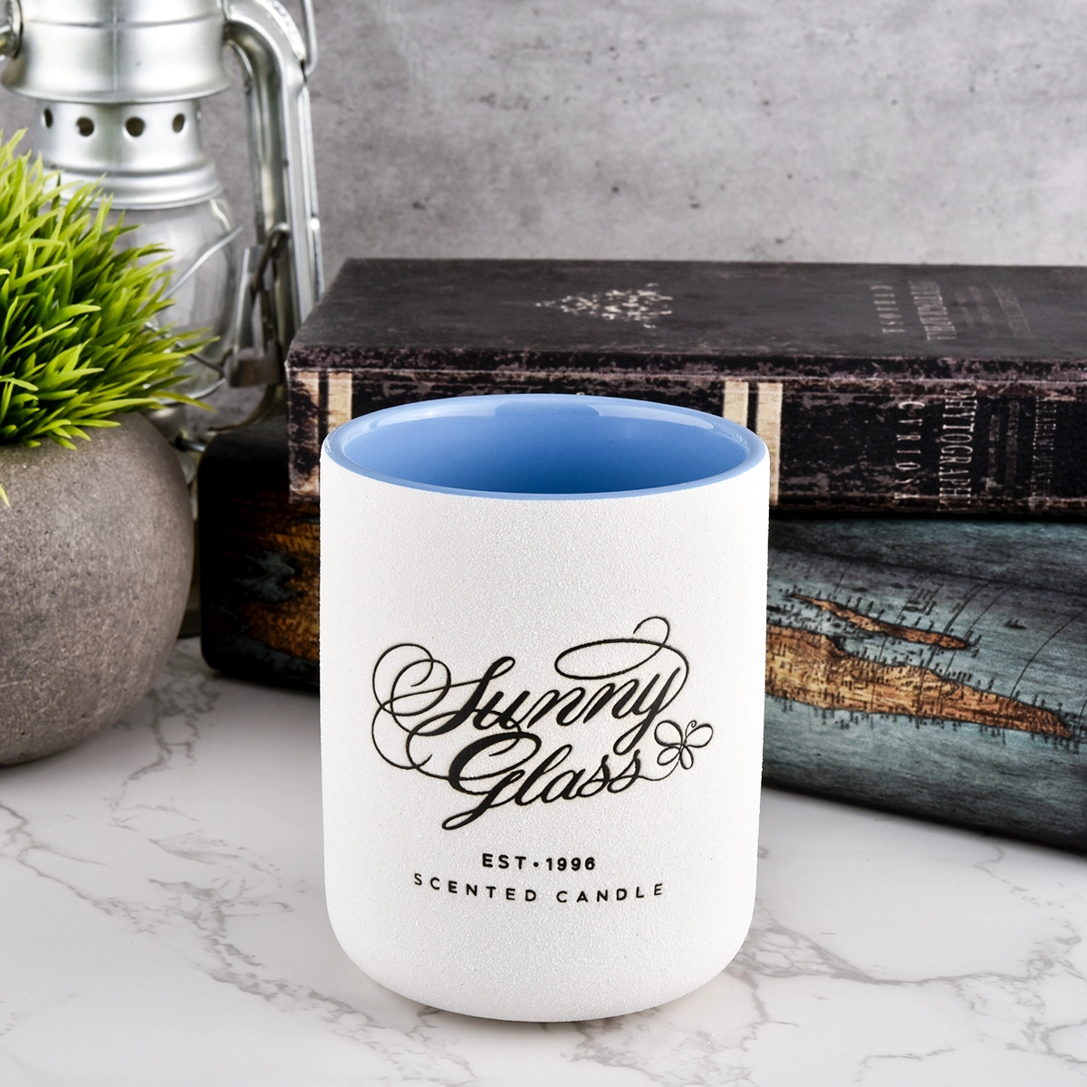 Wholesale Candle Vessels Custom Luxury Empty Ceramic Candle Jars
