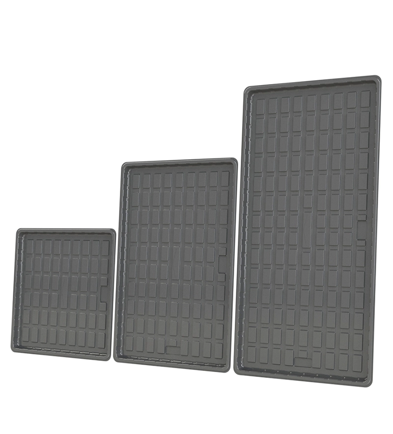 Plateau noir peu profond