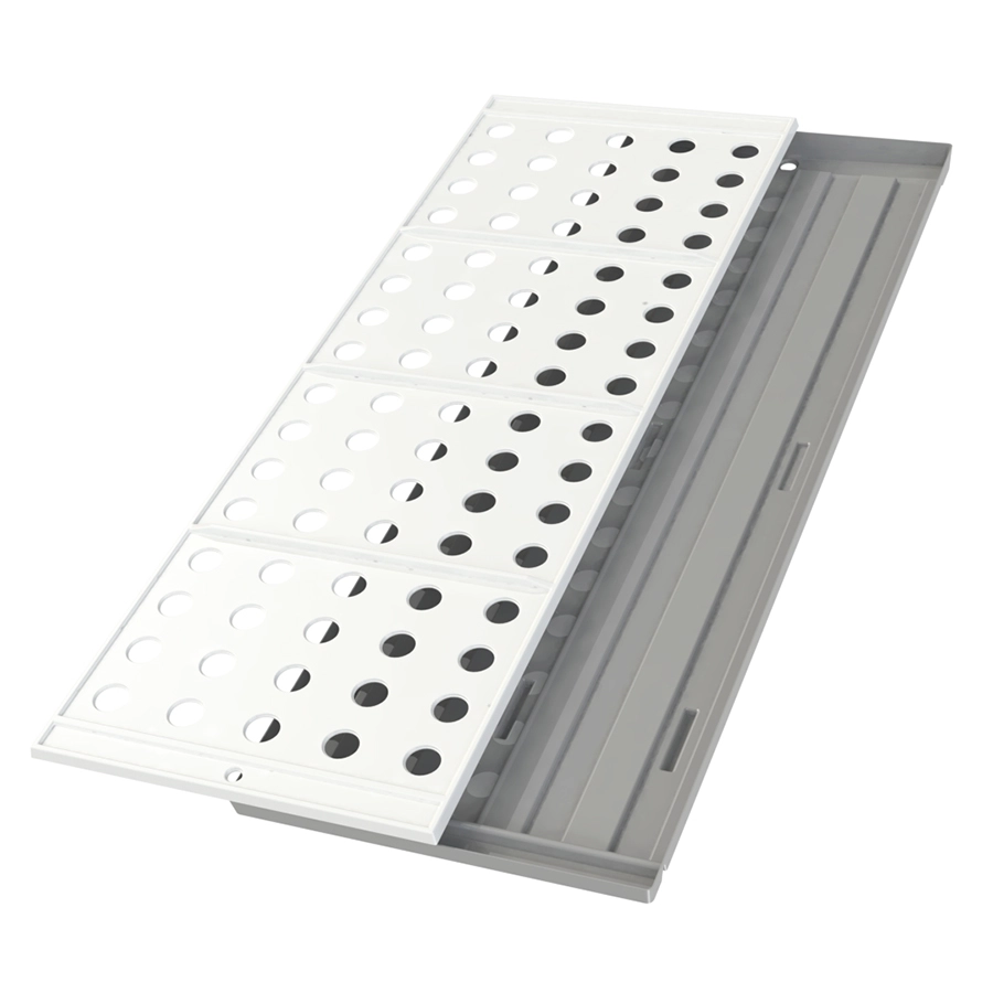 Chine Grand plateau en plastique hydroponique noir blanc plat de culture d'intérieur personnalisé pour les plantes fabricant