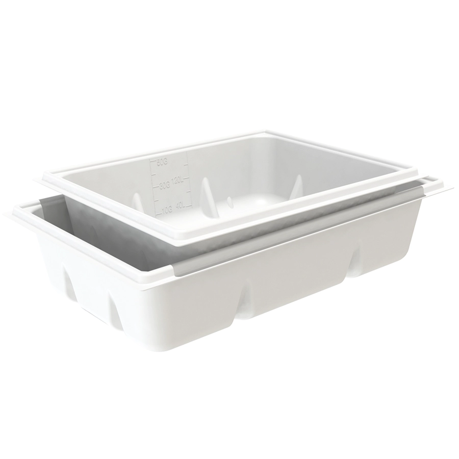 15 25 30 55 70 Gallonen ABS-Kunststoff Weiß und Schwarz DWC NFT Grow Water Hydro Reservoir