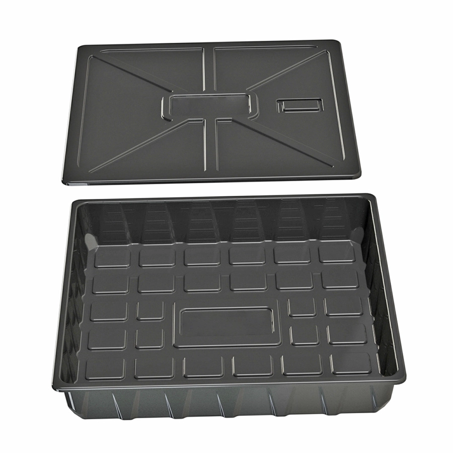 50 70 100 gallons ABS réservoir d'éléments nutritifs à l'intérieur en plastique réservoir hydroponique avec couvercle