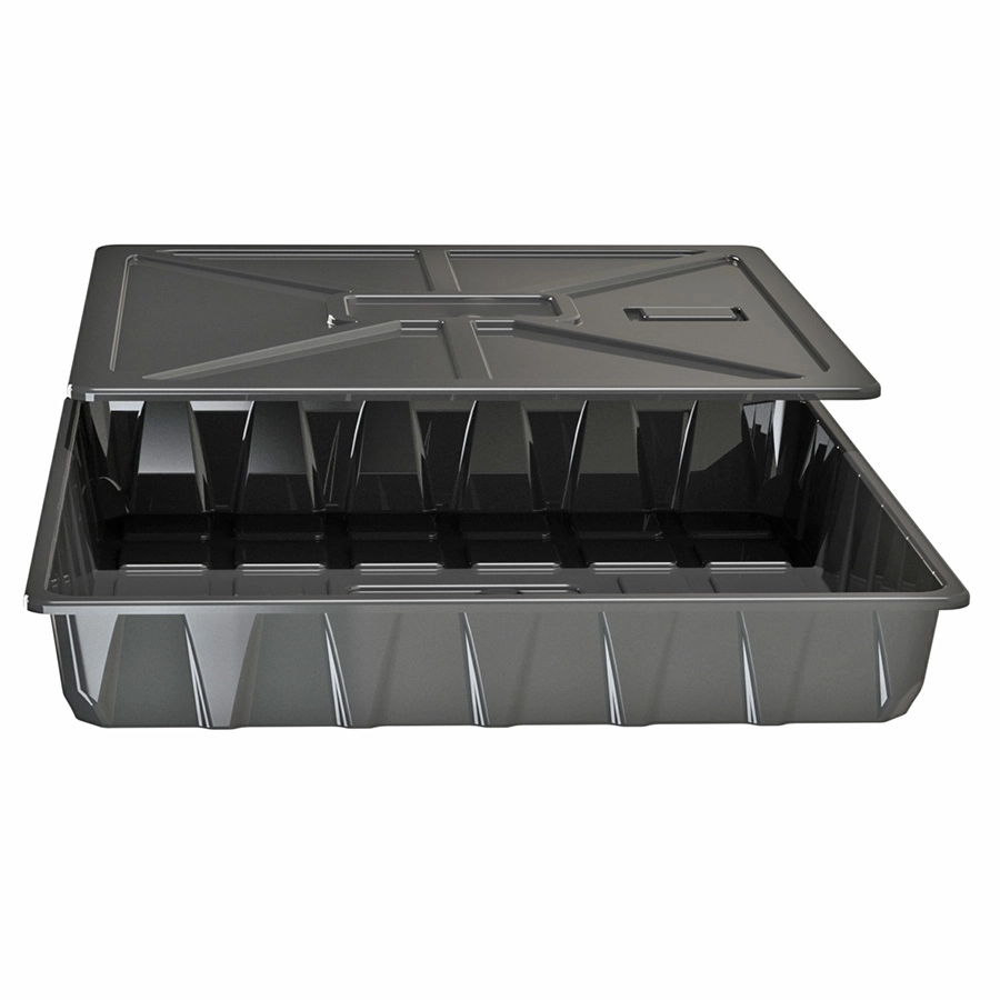 50 70 100 gallons ABS réservoir d'éléments nutritifs à l'intérieur en plastique réservoir hydroponique avec couvercle