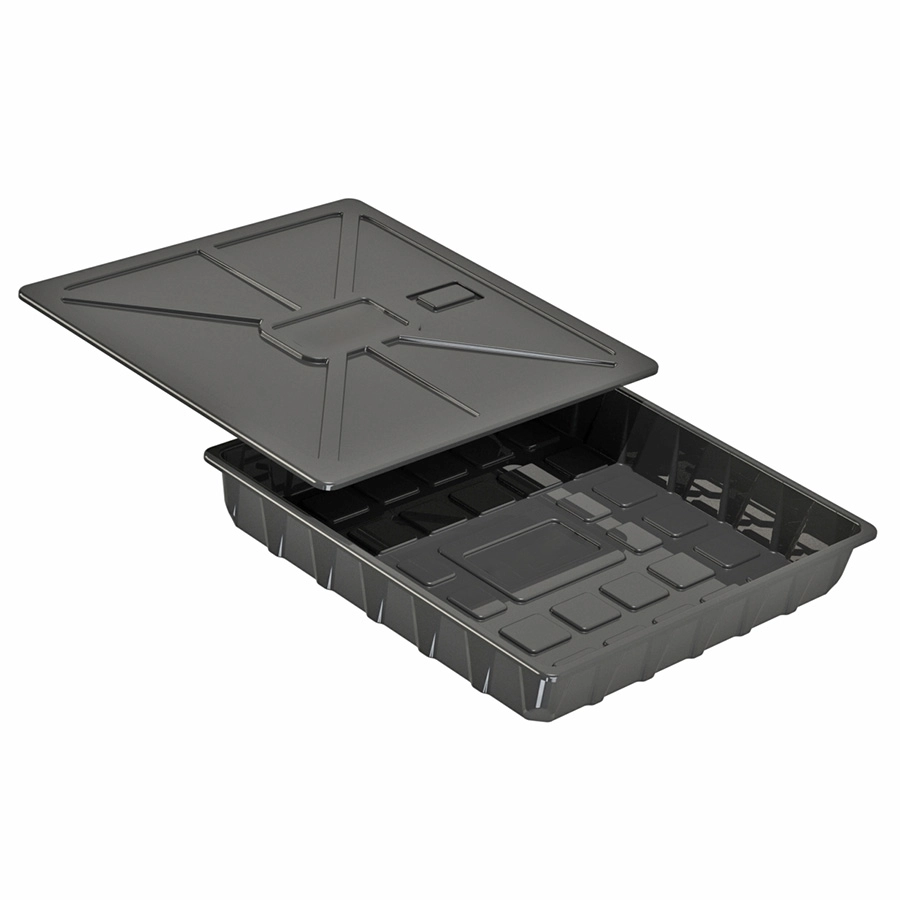 50 70 100 gallons ABS réservoir d'éléments nutritifs à l'intérieur en plastique réservoir hydroponique avec couvercle