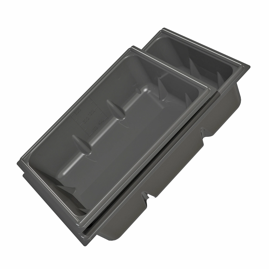 Mafuriko ya Maji ya Plastiki ya Mstatili Kubwa ya China NFT DWC Groo Reservoir Hydro Tank Kwa Hydroponics