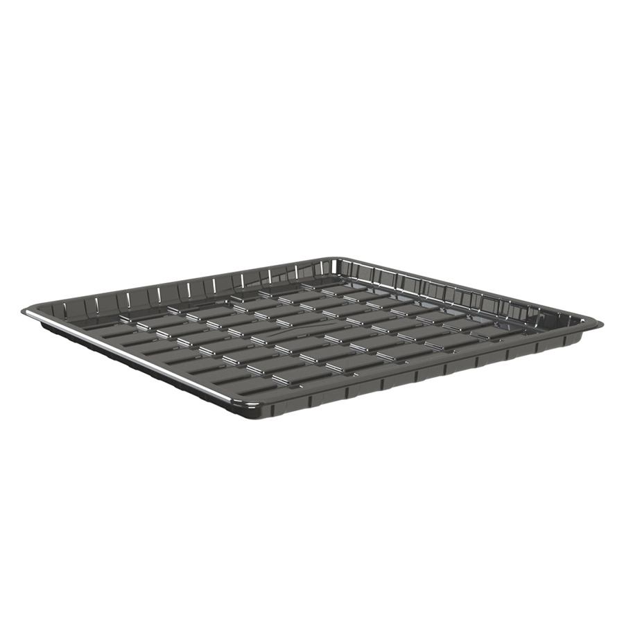Black 4x4 Shallow Plastic Plants Growing Hydroponic EBB and Flow Table