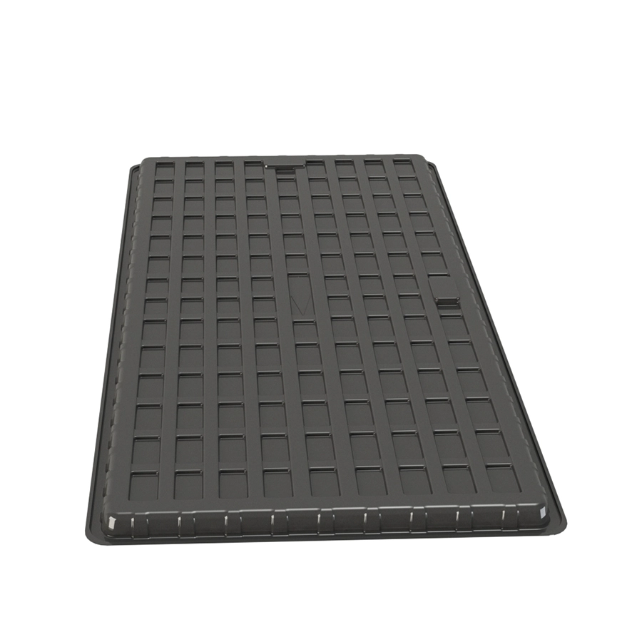 Cheap Black 4x8 Idoor Rolling Micro Veg Plants Plastic Growing Trays For Sale