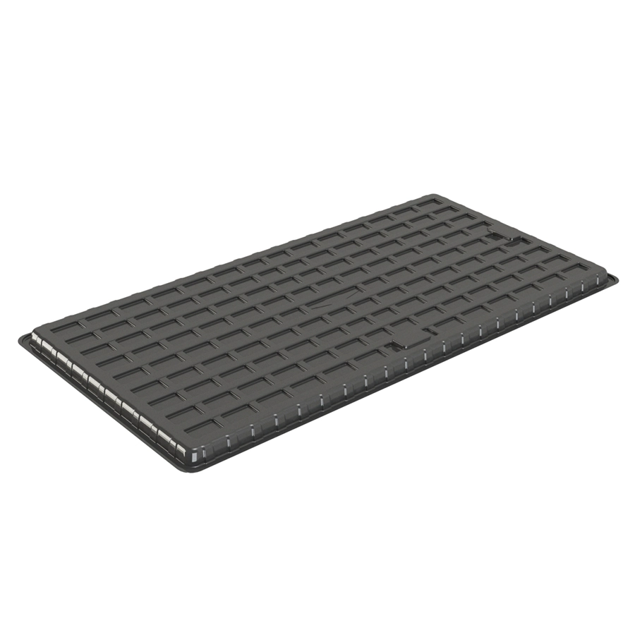 Cheap Black 4x8 Idoor Rolling Micro Veg Plants Plastic Growing Trays For Sale
