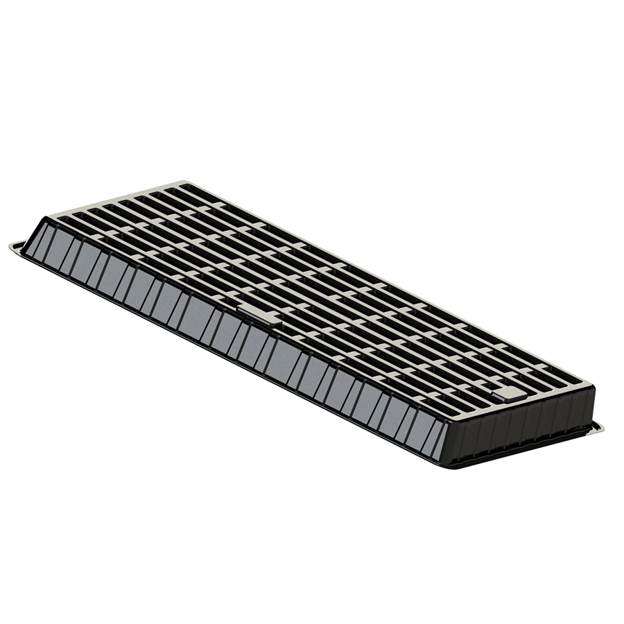 Văn hóa nước sâu lũ lụt 4x6 màu đen Trồng khay tưới nước trong nhà kính cho cây trồng trong nhà