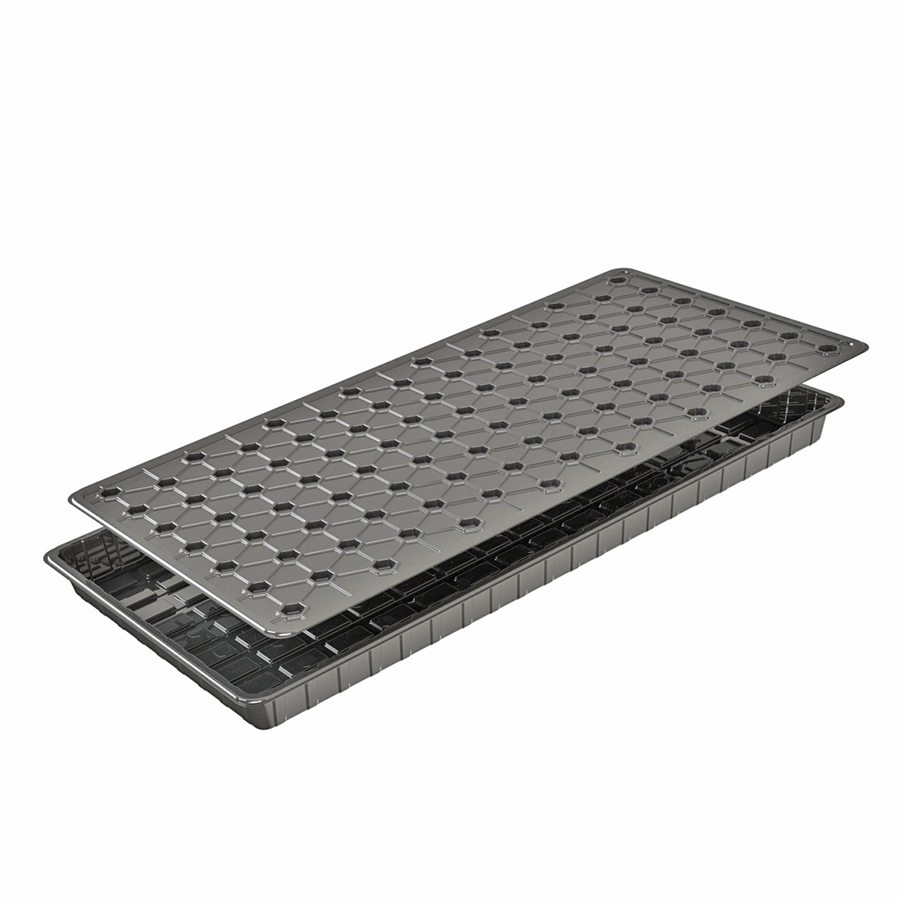 4 by 8 ABS Plastic Modern Greenhouse Farming Hydroponic Flood and Drain Plant Tray With Lid