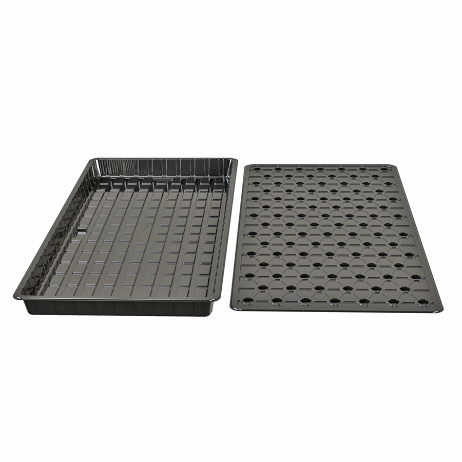 4 by 8 ABS Plastic Modern Greenhouse Farming Hydroponic Flood and Drain Plant Tray With Lid