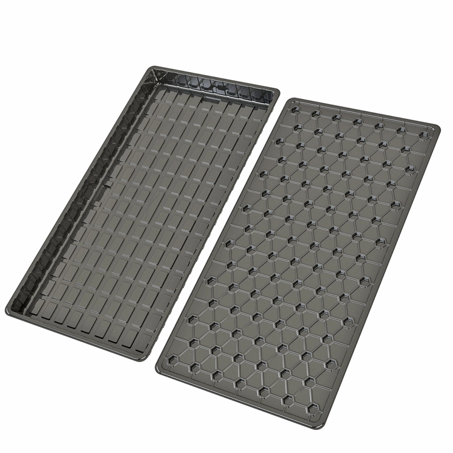 4 by 8 ABS Plastic Modern Greenhouse Farming Hydroponic Flood and Drain Plant Tray With Lid