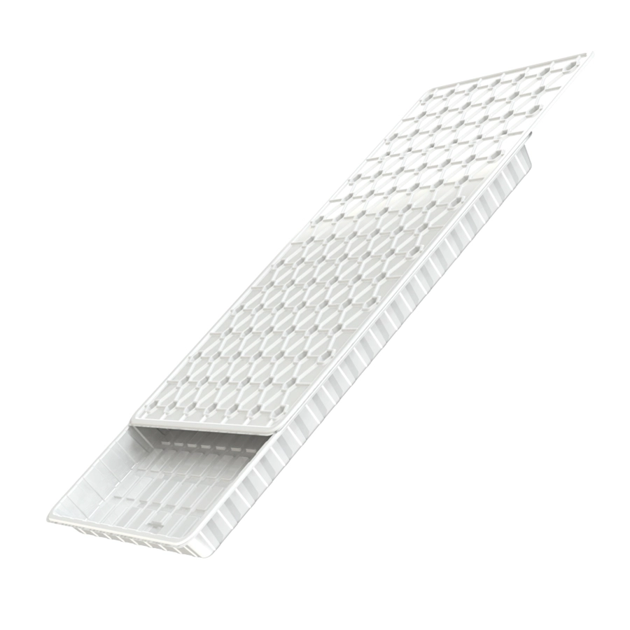 4 by 8 ABS Plastic Modern Greenhouse Farming Hydroponic Flood and Drain Plant Tray With Lid