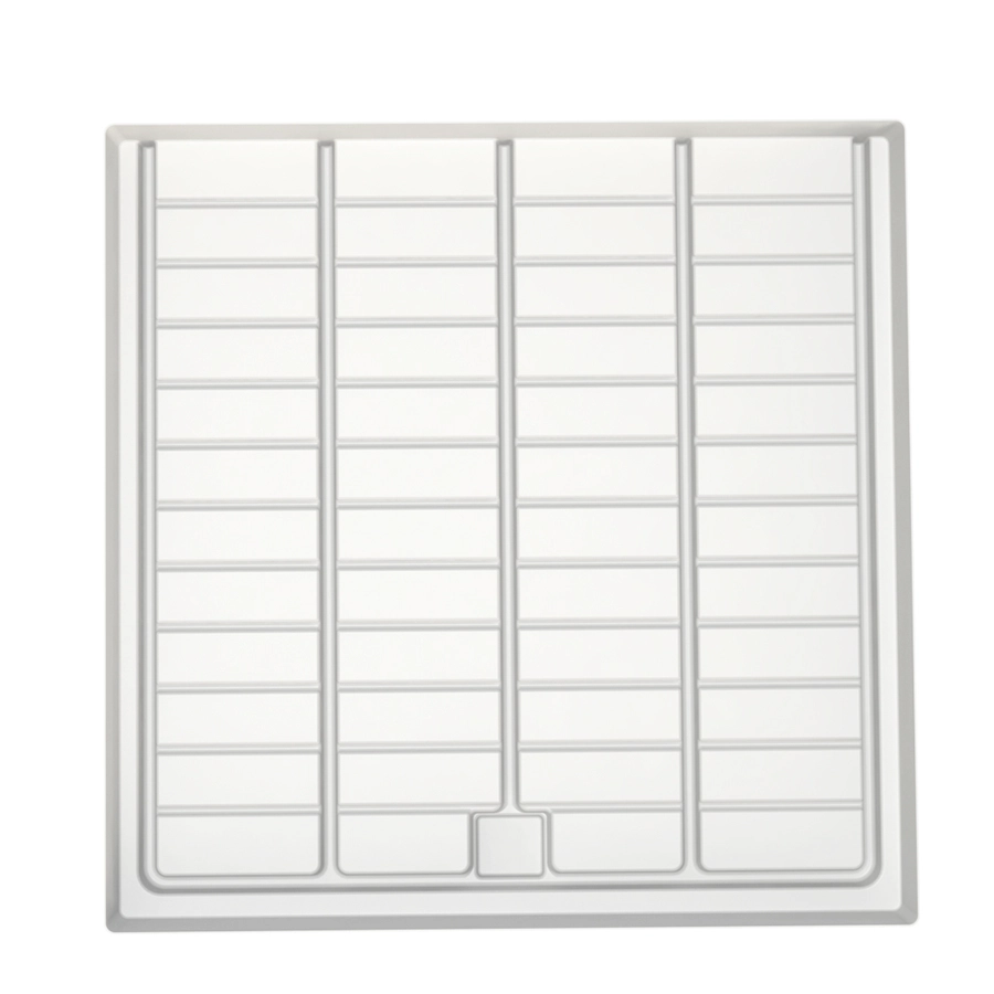 Bon marché 3x3 en plastique blanc Hydro Planting Nursery Farm Microgreens Ebb and Flow Trays