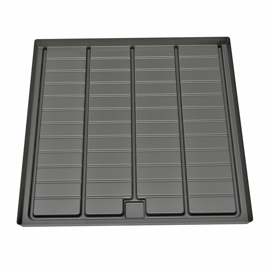 Bon marché 3x3 en plastique blanc Hydro Planting Nursery Farm Microgreens Ebb and Flow Trays