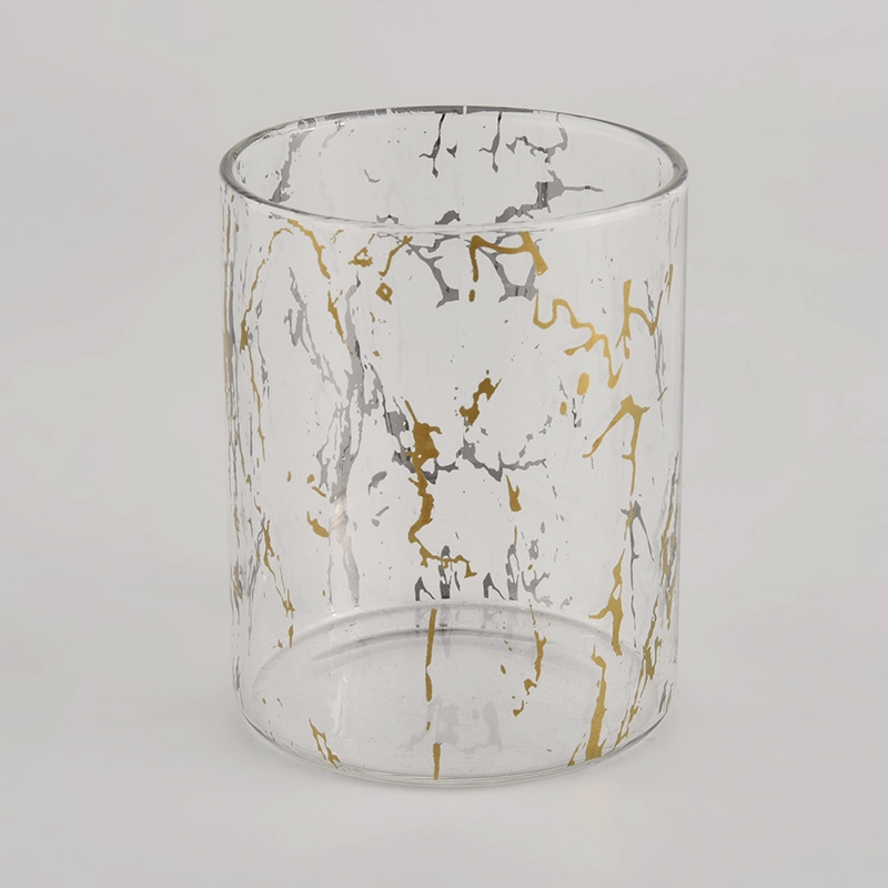 Sunny Glassware 210ML luxury cylinder special decoration glass candle holder for wedding