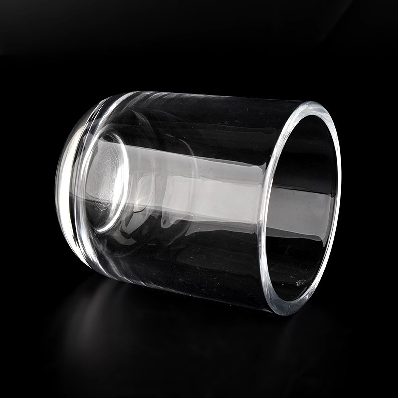 14oz thick wall glass candle jars with round bottom wholesaler