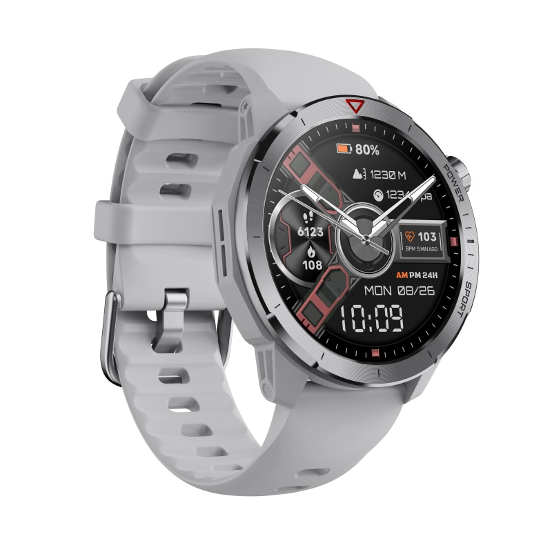 Relógio GPS Smart Watch Pantalla AMOLED Smartwatch GPS Tracker para deportes al aire libre (MG04)