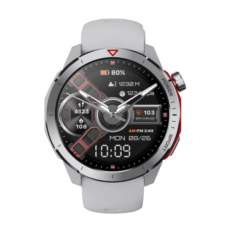 Relógio GPS Smart Watch Pantalla AMOLED Smartwatch GPS Tracker para deportes al aire libre (MG04)