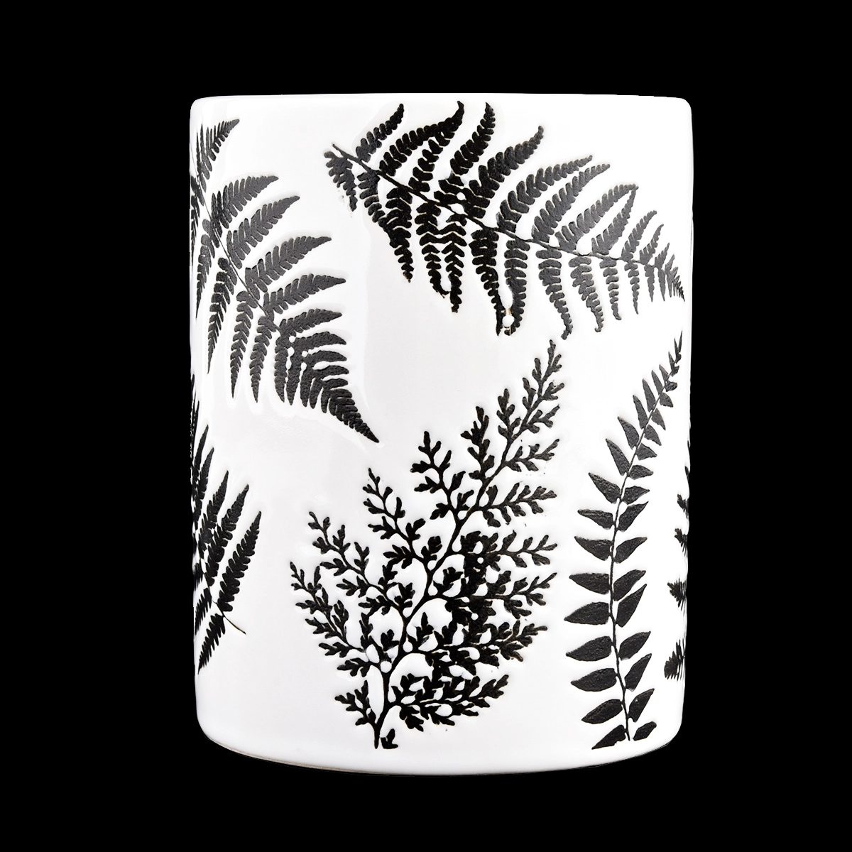 New Arrival Beautiful Empty Ceramic Candle Vessels Wholesale