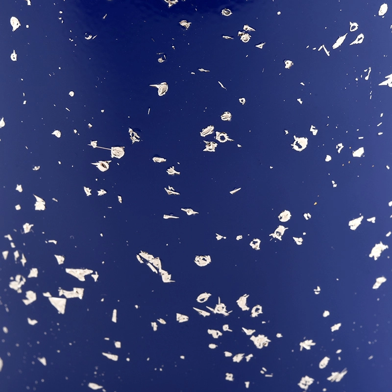 White spots blue container candle luxury candle Jars glass White spots blue container candle luxury candle Jars glass