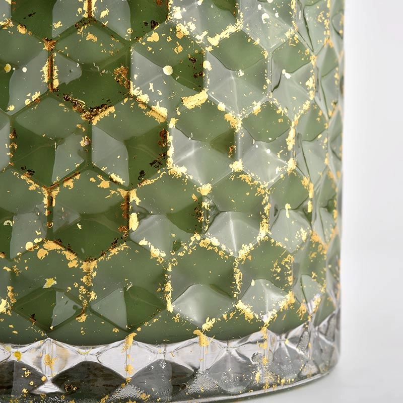 Green Glass Candle Jar Lid High Quality Candlestick Candle Container With Lid Green Glass Candle Jar Lid High Quality Candlestick Candle Container With Lid