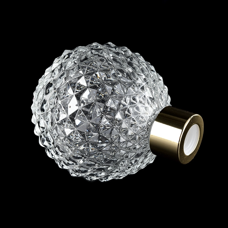 luxury diamond reed diffuser glass bottle with cap Home Fragrance