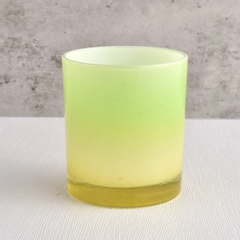 Customized Ombre Color Glass Candle Holders Wholesale