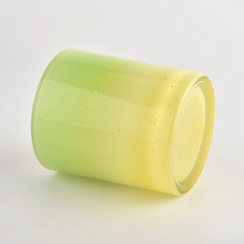 Customized Ombre Color Glass Candle Holders Wholesale