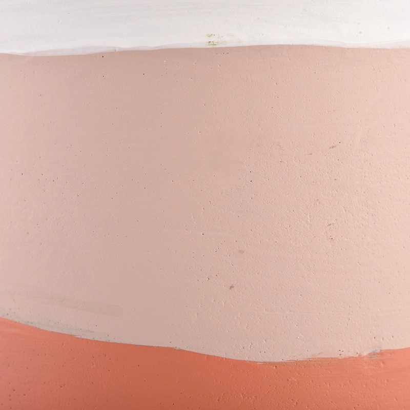 Ceramic Concrete Candle Jar Luxury Home Decoration