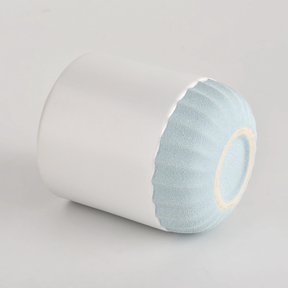 Wholesale luxury home decorative jar candle ceramic candle jars with lid