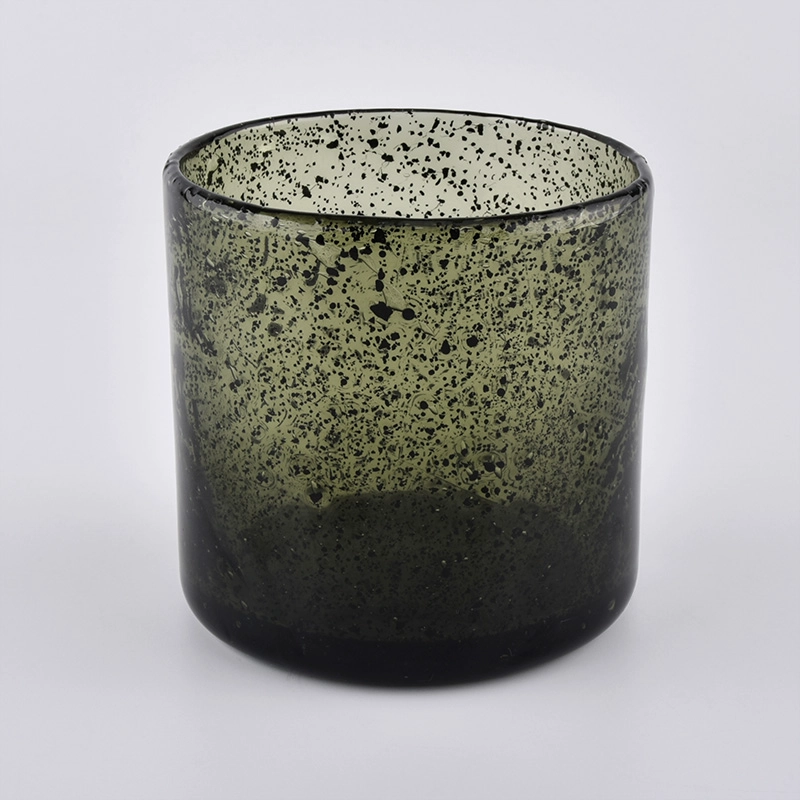 550ml glass candle jar luxury decorative glass candle jars for making