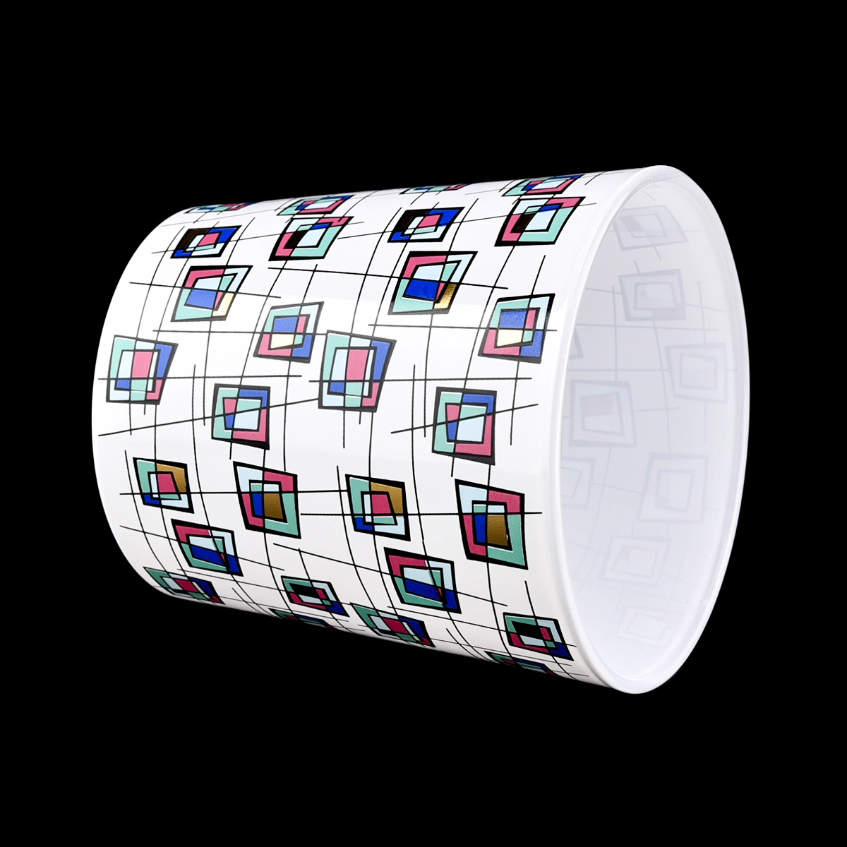 Customized Glass Candle Holders Wholesale Large Glass Candle Vessels
