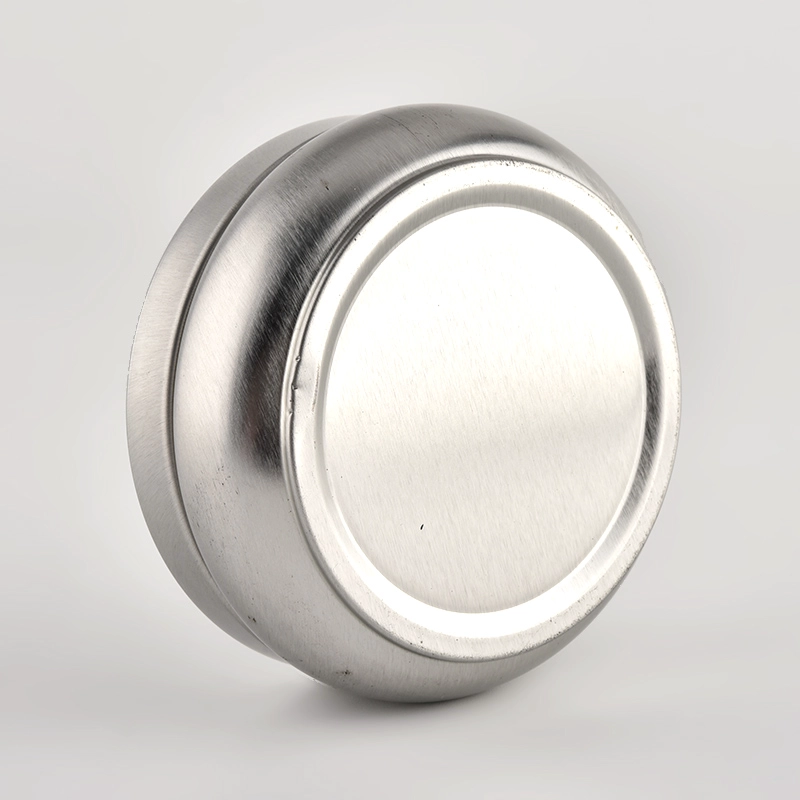 Metal tin candles container manufacturer customized round empty candle jar with lid