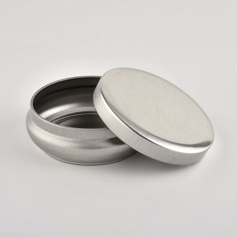 Metal tin candles container manufacturer customized round empty candle jar with lid