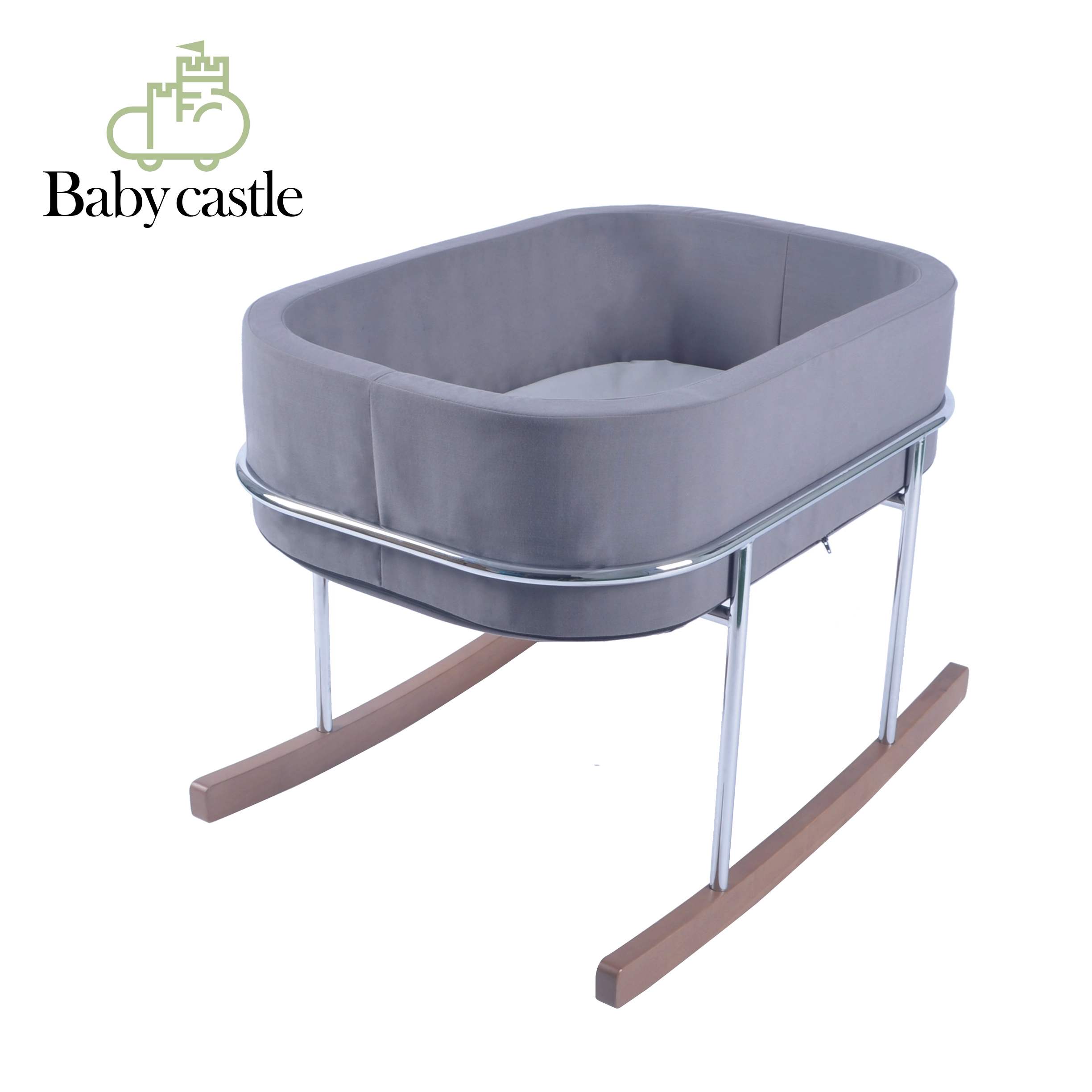 China Luxus-Babybett aus Holz, Stubenwagen-Zubehör, Babyschaukel-Stubenwagen mit CE Hersteller