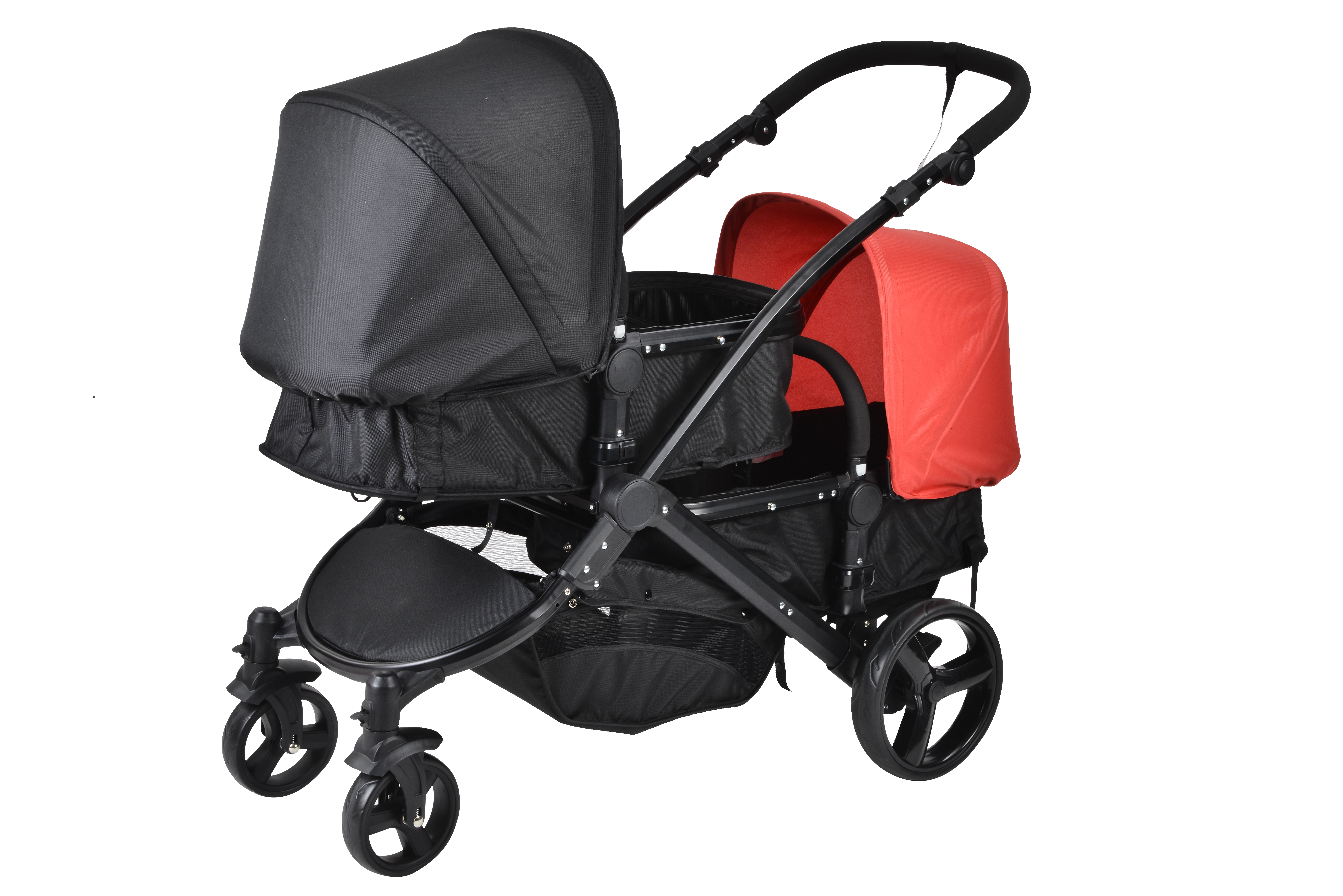 OEM China Lieferant Eltern gegenüber Kinderwagen Doppelkinderwagen mit 4 Rädern