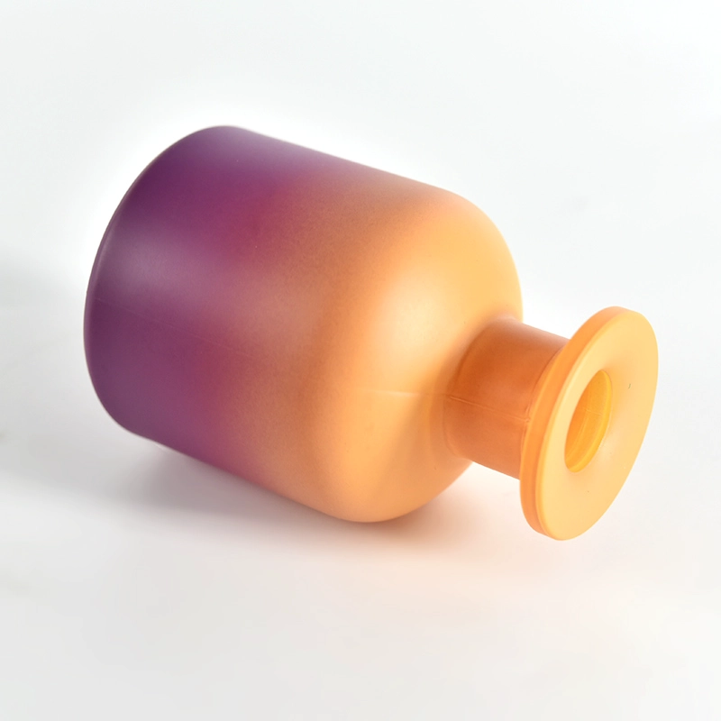 luxury gradient color glass diffuer bottle