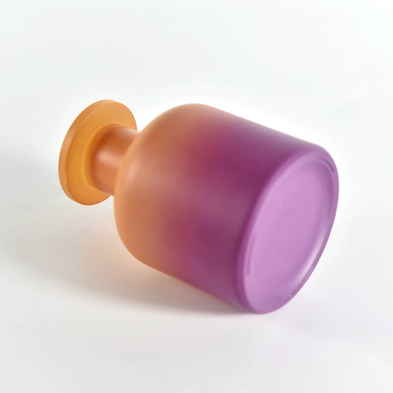 luxury gradient color glass diffuer bottle