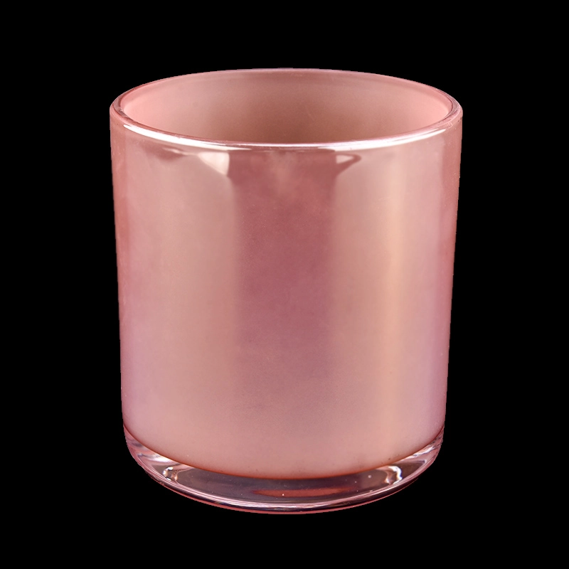 12oz iridescent glass candle jars and vessels for candle making 