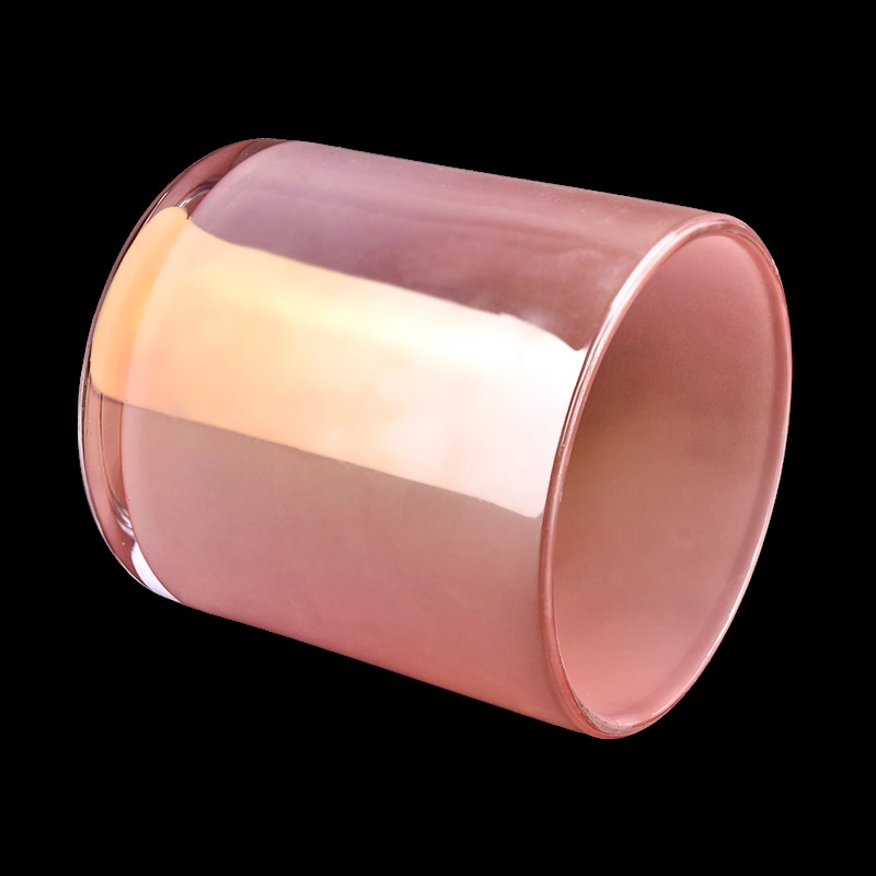 12oz iridescent glass candle jars and vessels for candle making 