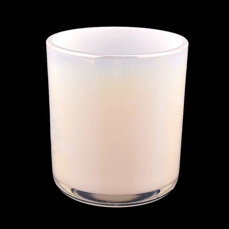 12oz iridescent glass candle jars and vessels for candle making 