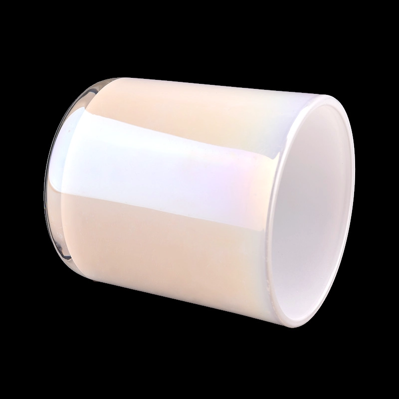12oz iridescent glass candle jars and vessels for candle making 